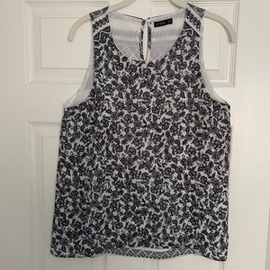 COTTON ON -  SM, BLK/WHITE TANK TOP